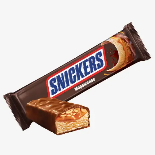 Мороженое Snickers батончик 48 г