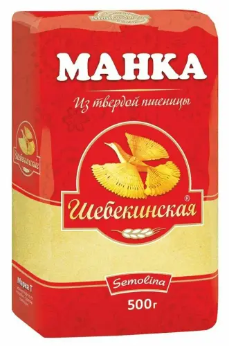 Крупа манная "Шебекинская", Марка Т, 500 г