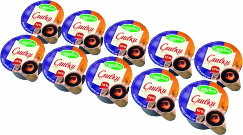 Сливки "Campina" порционные 10%, 10 шт