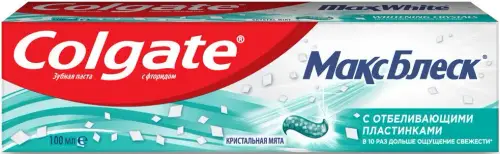 Зубная паста "Colgate" МаксБлеск с фтором, 100 мл