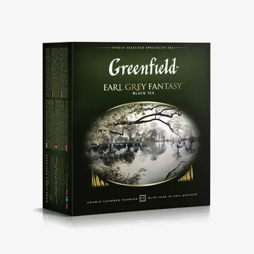 Чай черный Greenfield Earl Grey Fantasy 100 пакетиков