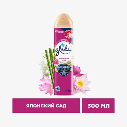 Освежитель воздуха Glade японский сад аэрозоль 300 мл