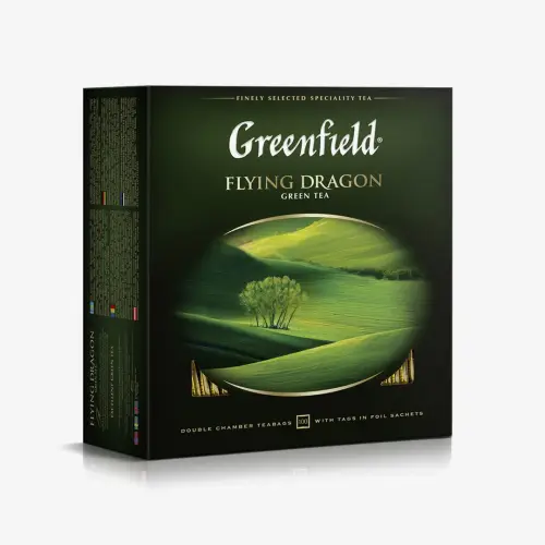 Чай Greenfield Flying Dragon зеленый 100 пакетиков