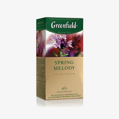 Чай  Greenfield Spring Melody черный, 25 пакетиков