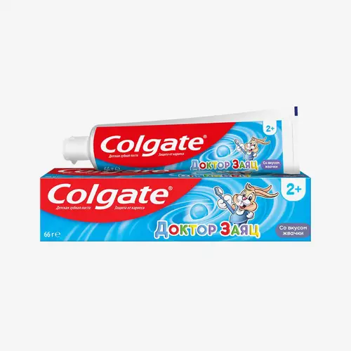 Паста зубная Colgate Доктор Заяц вкус жвачки, для детей 50 мл