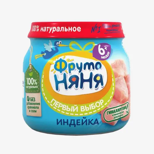 Пюре Фруто Няня индейка для детей 80 г