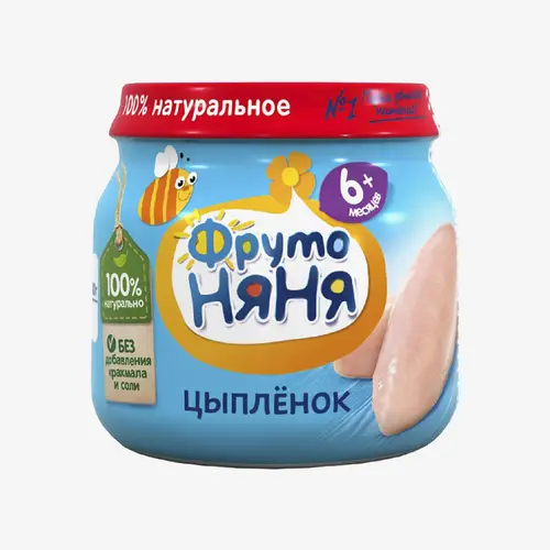 Пюре Фруто Няня цыпленок для детей 80 г