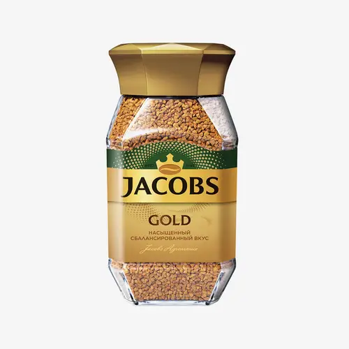 Кофе Jacobs gold растворимый сублимированный с/б 95 г