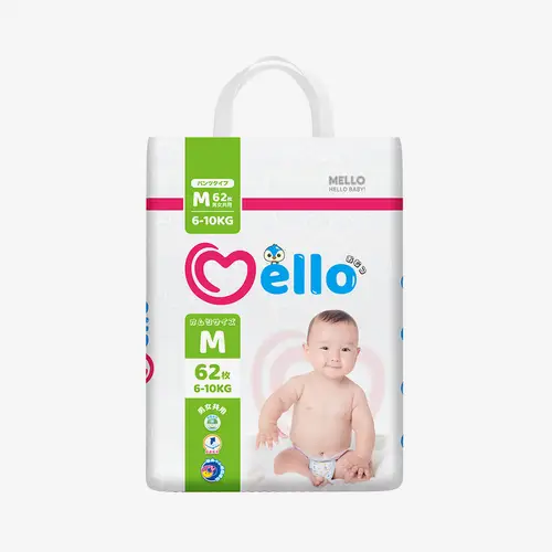 Подгузники Mello M (6-10 кг) 62 шт