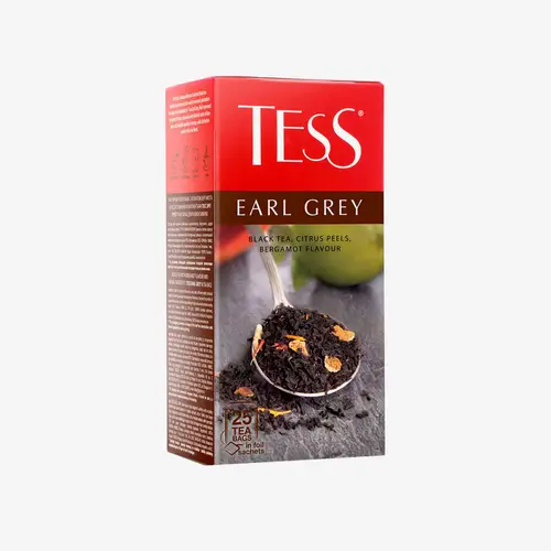 Чай Tess Earl Grey черный, 25 пакетиков