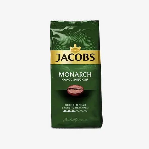 Кофе Jacobs Monarch классический жареный в зернах 230 г