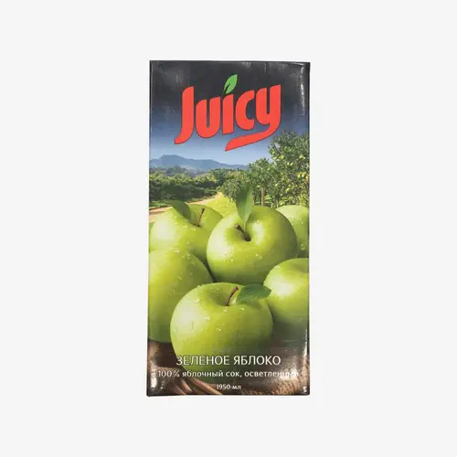 Сок Juicy Зеленое Яблоко 1,950л