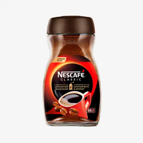 Кофе Nescafe Classic натуральный растворимый порошкообразный 95 г