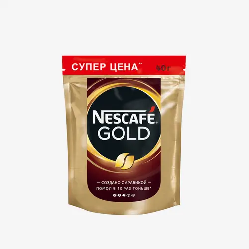 Кофе Nescafe Gold растворимый 40 г