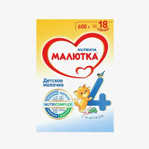 Молочко Малютка №4 детское (18 + мес) 600 г