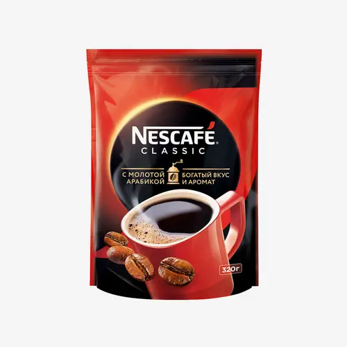 Кофе Nescafe Classic натуральный растворимый порошкообразный 320 г