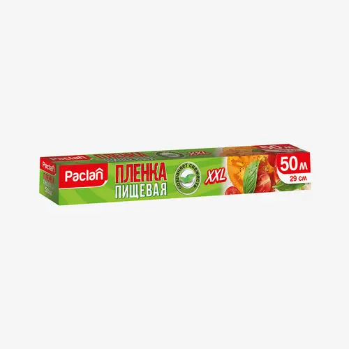 Пленка Paclan для пищевых продуктов XXL 50 м х 29 см в коробке