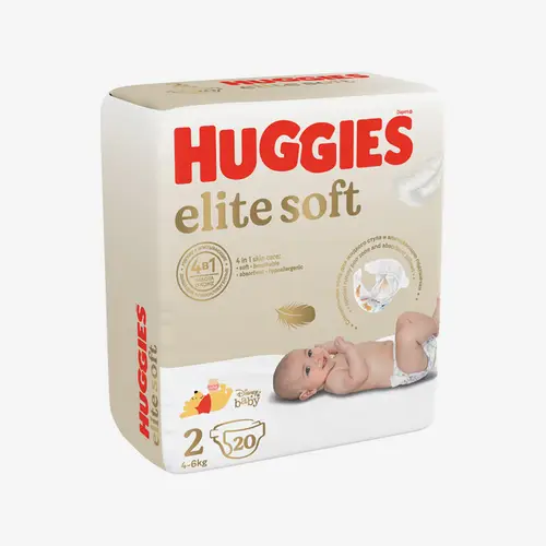 Подгузники Huggies Elite Soft 2 (4-6 кг) 20 шт