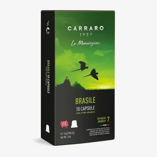 Кофе Carraro в капсулах Brasile для Nespresso 5.2 г х 10 шт