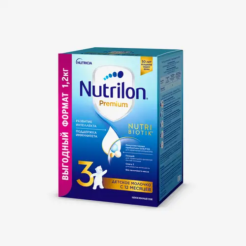 Смесь Nutrilon Junior Premium 3 (12+ мес) молочная 1.2 кг