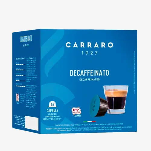 Кофе Carraro Decaffeinato для Dolce Gusto 16 шт