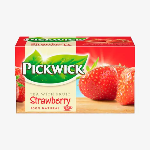 Чай Pickwick черный с клубникой пакетированный Strawberry 20 шт