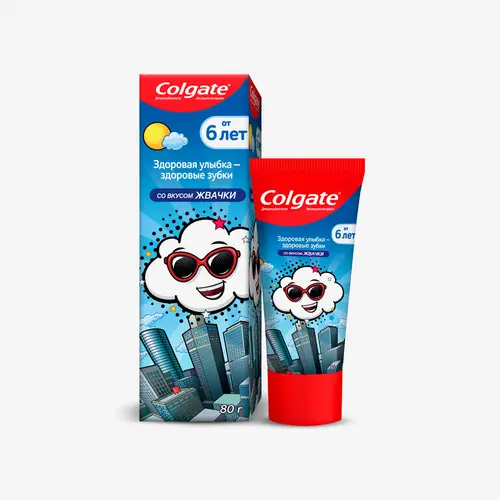 Зубная паста детская Colgate 6+ Starsmile, с фторидом, 80 г