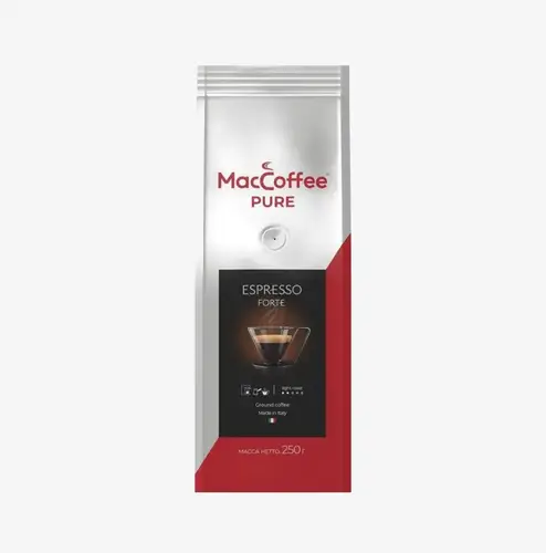 Кофе MacCoffee молотый Pure Ground Espresso Forte 250 г