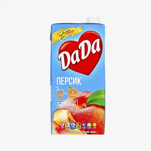 Сок DaDa персик, 1.9 л