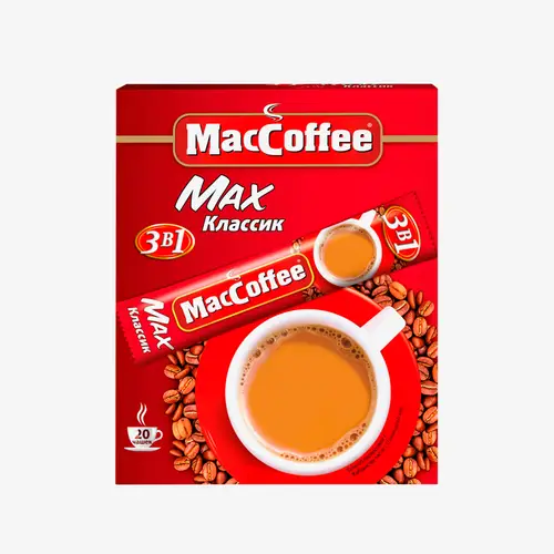 Кофе MacCoffee Max Classic 3 in 1, 16 г