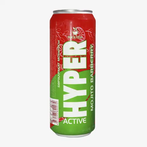 Напиток Hyper active mojito barberry безалкогольный среднегазированный, 0,45 л