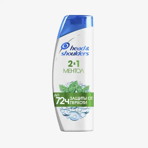 Шампунь Head & Shoulders Против перхоти 2в1 Ментол 400 мл