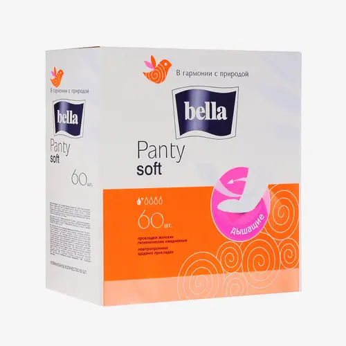 Прокладки ежедневные Bella Panty soft 60 шт