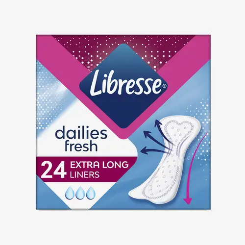 Прокладки ежедневные Essity Libresse Daily fresh Extra Long 24 шт