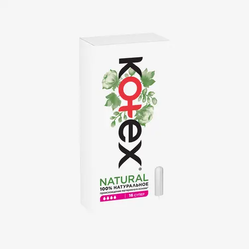 Тампоны Kotex Natural Super, 16 шт