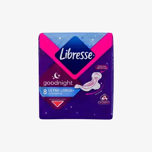 Прокладки гигиенические Libresse Ultra Large+ Ночные 8 шт