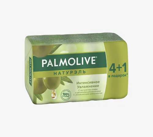 Мыло Palmolive Натурэль туалетное Интенсивное увлажнение с оливой и молочком 5 шт по 70 г