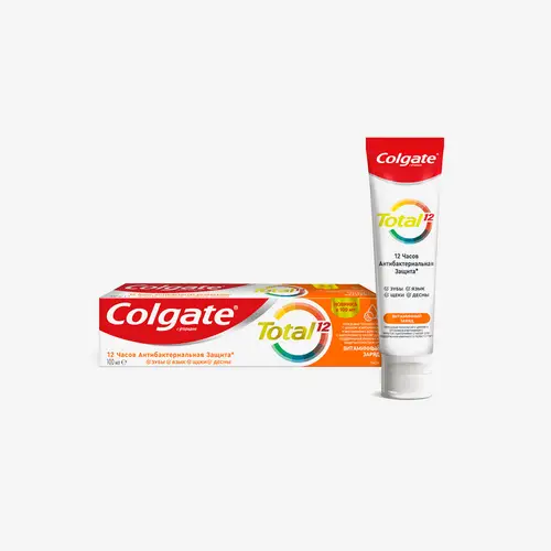 Зубная паста Colgate Total 12 Витаминный заряд антибактериальная 100 мл