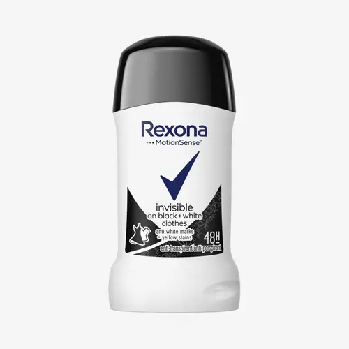 Антиперспирант Rexona Women невидимый на чёрной и белой одежде «карандаш» 40 мл