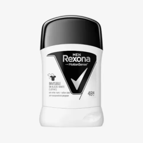 Антиперспирант Rexona Men невидимый на чёрной и белой одежде «карандаш» 50 мл