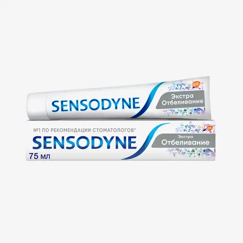 Зубная паста Sensodyne экстра отбеливание 75 мл