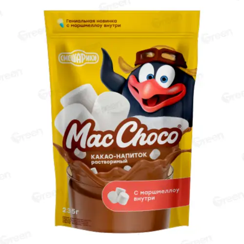 Какао-напиток Смешарики  MacChoco с маршмеллоу