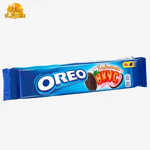 Печенье Oreo с какао и клубничной начинкой 95 г