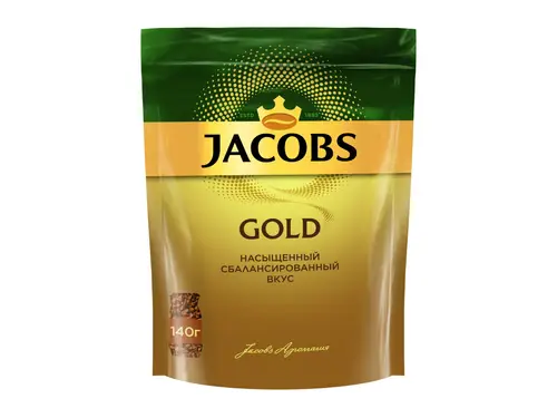 Кофе растворимый Jacobs Gold 140 гр