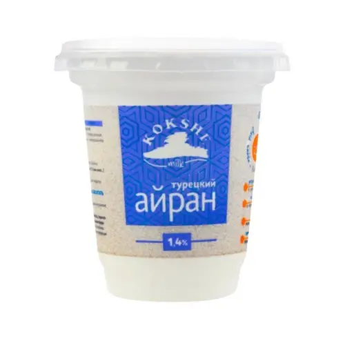 АЙРАН KOKSHE MILK 250гр 1,4% ТУРЕЦКИЙ СТАКАН, ШК: 4870235430028