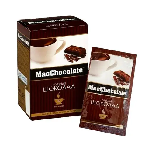 Maccoffee 3В1, шоколад maccoffee 20гр macchocolate, цена за шт, ШК: 8887290102001