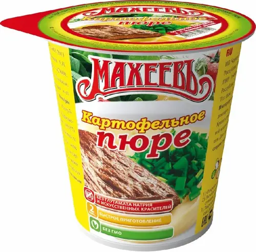 ПЮРЕ МАХЕЕВ 40гр КАРТОФЕЛЬНОЕ ГОВЯДИНА/ЗЕЛЕНЫЙ ЛУК, ШК: 4604248007140