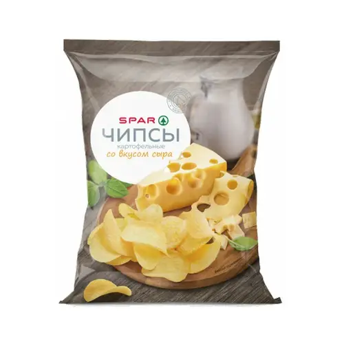 ЧИПСЫ SPAR СО ВКУСОМ СЫРА 150Г, ШК: 4610002745999