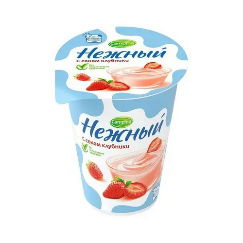 Campina, йог продукт campina 320гр 1,2% с соком клубники, цена за шт, ШК: 4605627006662