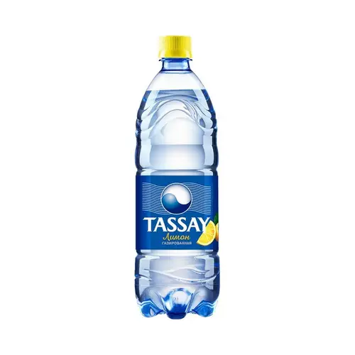 Тассай, вода tassay 1л лимон газированная, цена за шт, ШК: 4870234680202